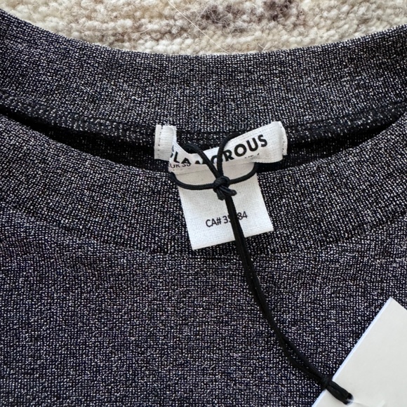 Glamorous Brand Two Piece Silver Glitter Set - Picture 8 of 11